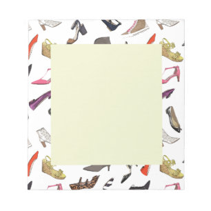 Modeschuhe Notizblock