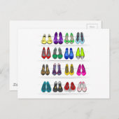 Modeschuhe Postkarte (Vorne/Hinten)