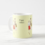 Modesechziger jahre freier Raum Kaffeetasse (Vorderseite Links)