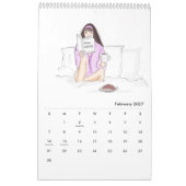 Modeskizze, 2024 kalender (Feb 2027)