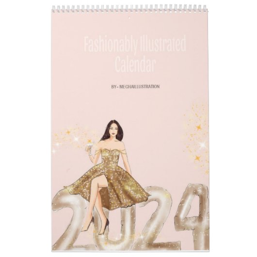 Modeskizze, 2024 kalender (Titelbild)