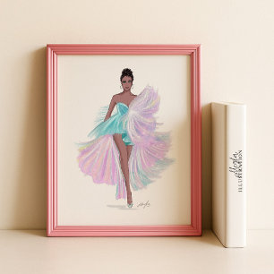 Modeskizze, Illustration, Poster