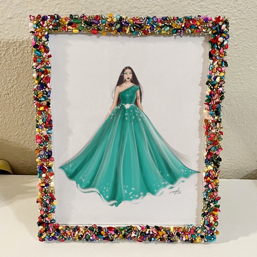 Modeskizze, Kunst Poster