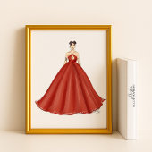 Modeskizze, Modedarstellung, Poster