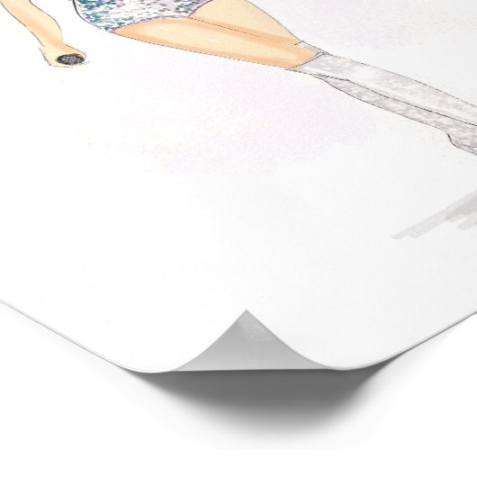 Modeskizze, Taylor Poster (Ecke)