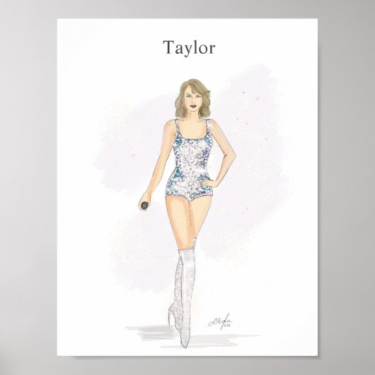 Modeskizze, Taylor Poster (Vorne)