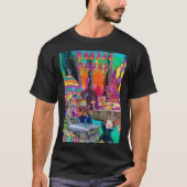 Modest Mouse Psychedelic Design Classic T - Shirt (Vorderseite)