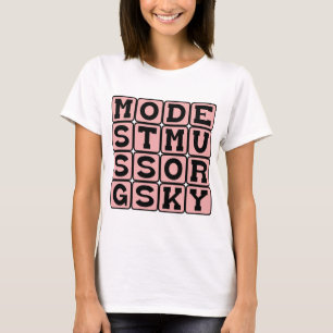 Modest Mussorgski, russischer Komponist T-Shirt