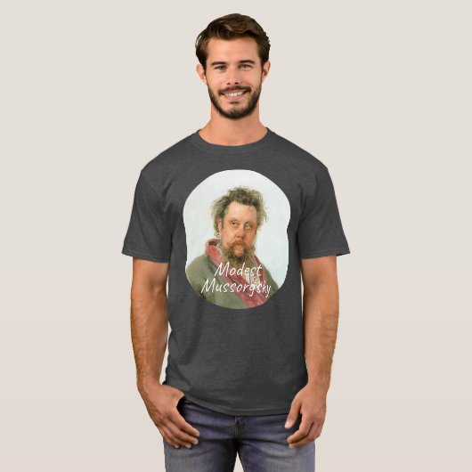 Modest Mussorgsky Composer Portrait T-Shirt (Vorne ganz)