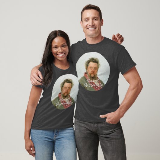 Modest Mussorgsky Composer Portrait T-Shirt (Unisex)