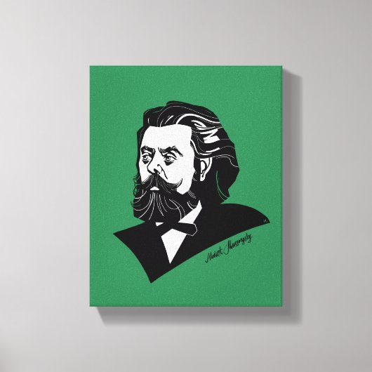 Modest Mussorgsky Leinwanddruck (Vorderseite)