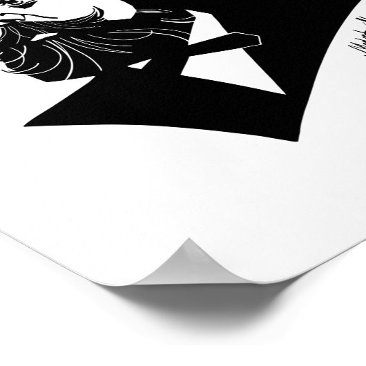 Modest Mussorgsky Poster (Ecke)