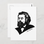 Modest Mussorgsky Postkarte (Vorne/Hinten)