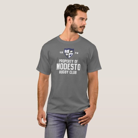 Modesto-Rugbyverein, Klasse von 1974 T-Shirt (Vorne ganz)