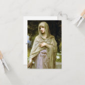 Modesty 1902 William Bouguereau Karte (Vorderseite/Rückseite Beispiel)