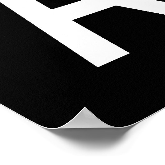 Modesty macht mich Phantastisch - Funny Attide Slo Poster (Ecke)