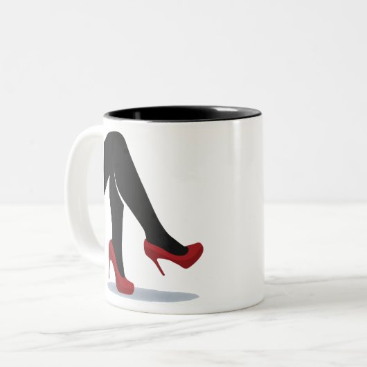 Modesymbol Zweifarbige Tasse (Vorderseite Links)