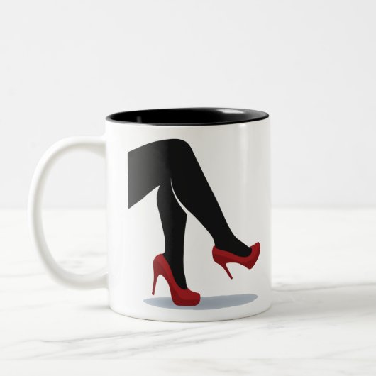 Modesymbol Zweifarbige Tasse (Links)
