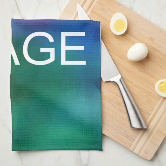 Modevorlage für benutzerdefiniertes Foto oder Firm Geschirrtuch (Viertel Falte)