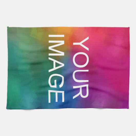 Modevorlage für benutzerdefiniertes Foto oder Firm Geschirrtuch (Horizontal)