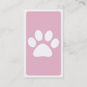 Modhaustiertatze Visitenkarte (Rückseite)