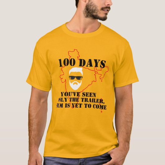 Modi-fy India Narendra Modi PM Indien Filmtrailer T-Shirt (Vorderseite)