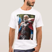 Modi Mania: Exklusives Narendra Modi Graphic T-Shi T-Shirt (Vorderseite)