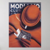 Modiano Italienisches Werbeplakat Poster (Vorne)