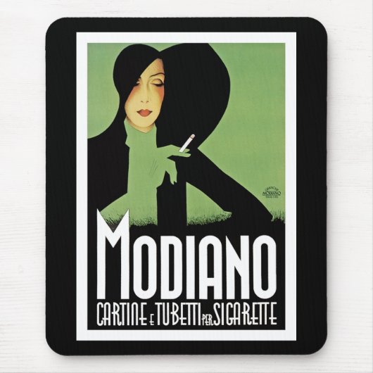 Modiano Zigaretten-Anzeige Mousepad (Vorne)