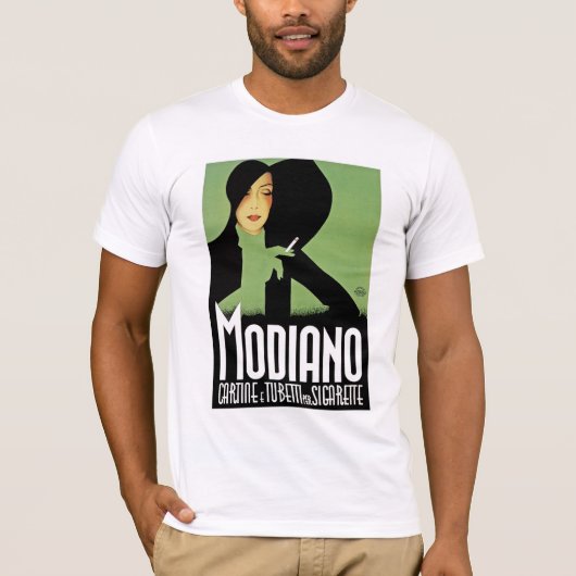 Modiano Zigaretten-Anzeige T-Shirt (Vorderseite)