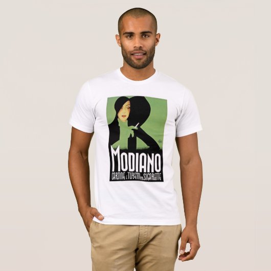 Modiano Zigaretten-Anzeige T-Shirt (Vorne ganz)