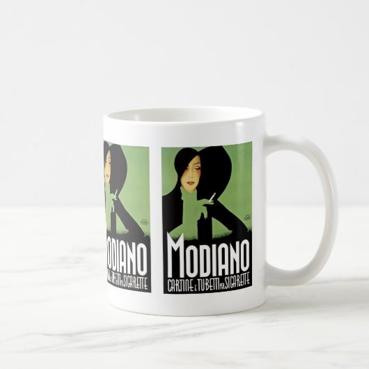 Modiano Zigarettenwerbung Kaffeetasse (Rechts)