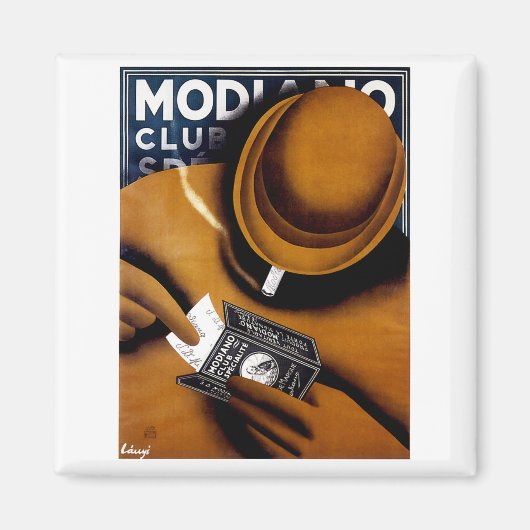 Modiano Zigarettenwerbung Magnet (Vorne)