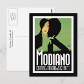 Modiano Zigarettenwerbung Postkarte (Vorne/Hinten)