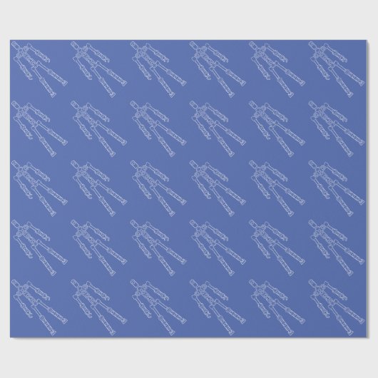 ModiBot Mo-Abbildung Geschenkpapier (Flach)