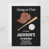 Modifizierbare Boys Sports Party Card Einladung (Vorderseite)