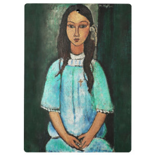 Modigliani Alice Vintage Fine Art Gemälde Klemmbrett