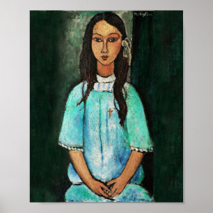 Modigliani Alice Vintage Fine Art Gemälde Poster