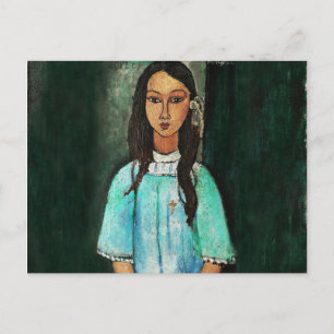 Modigliani Alice Vintage Fine Art Gemälde Postkarte