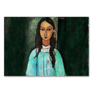 Modigliani Alice Vintage Fine Art Gemälde Tischnummer