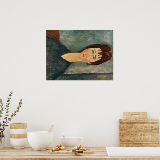 Modigliani Amedeo Portrait Poster (Küche)