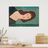 Modigliani Amedeo Portrait Poster (Küche)