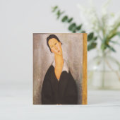 Modigliani Amedeo Portrait Postkarte (Stehend Vorderseite)