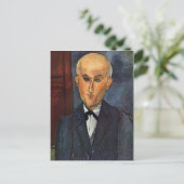 Modigliani Amedeo Portrait Postkarte (Stehend Vorderseite)