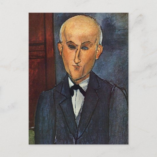 Modigliani Amedeo Portrait Postkarte (Vorderseite)