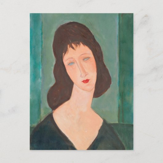 Modigliani Amedeo Portrait Postkarte (Vorderseite)