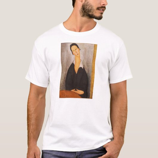 Modigliani Amedeo Porträt T-Shirt (Vorderseite)