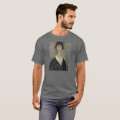 Modigliani Amedeo Porträt T-Shirt (Vorne ganz)