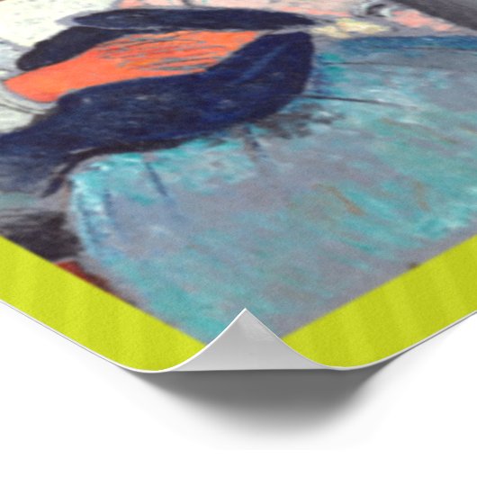 Modigliani Art Collage Poster (Ecke)