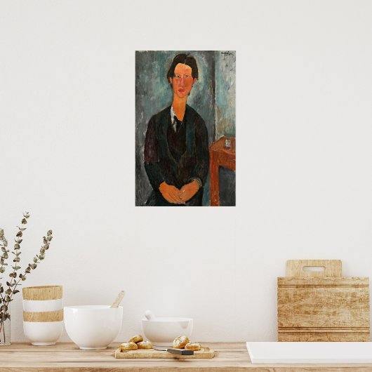 Modigliani - Chaim Soutine 1917 Poster (Küche)